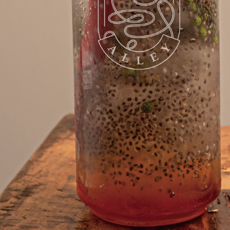 Chengdu Fizz Chai Seeds Mocktail — Sichuan Alley Bistro
