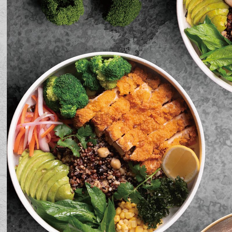 Crispy Chicken Fillet Grains Rice Bowl — Sichuan Alley Bistro