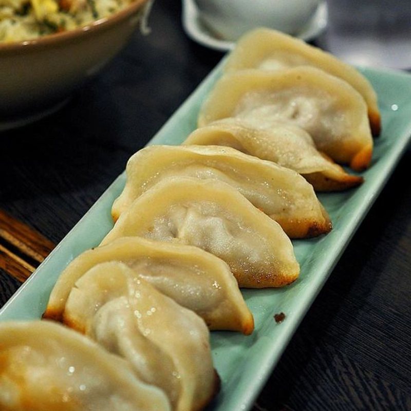 Gluten-Free Pan Fried Veggie Dumplings (10 Pieces) (Gluten Free) — Sichuan Alley Bistro