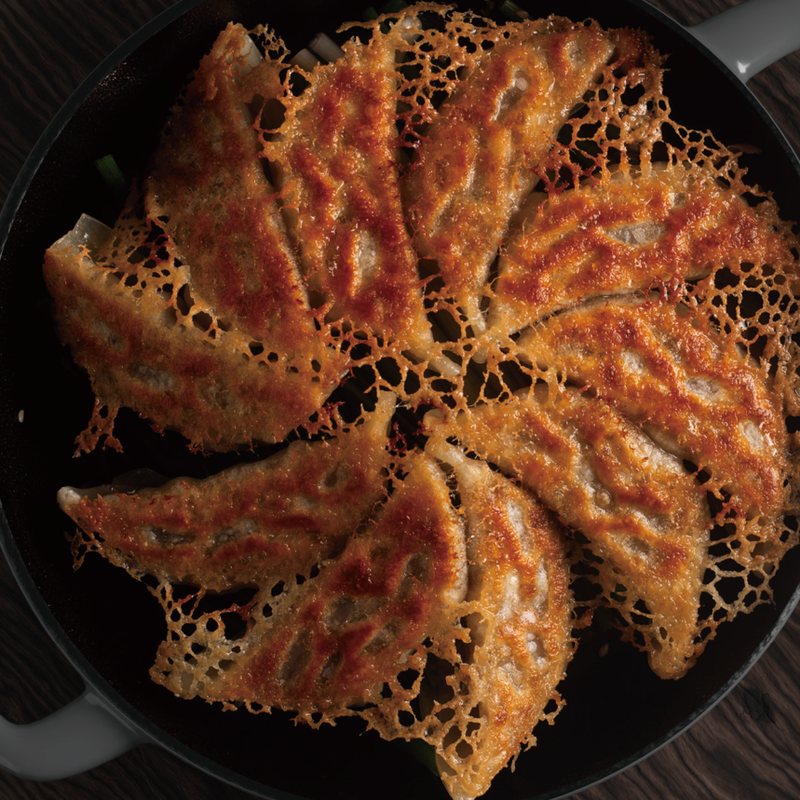 Gluten-Free Pan Fried Veggie Dumplings (10 Pieces) — Sichuan Alley Bistro
