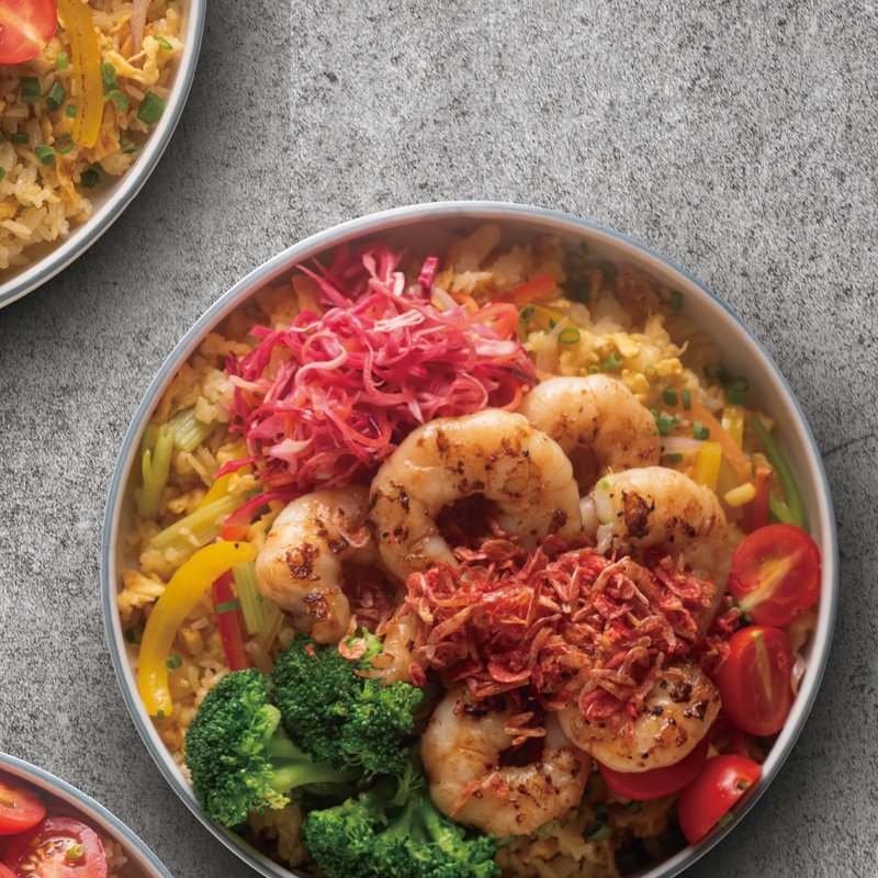 Scallion Fried Rice with Shrimp — Sichuan Alley Bistro