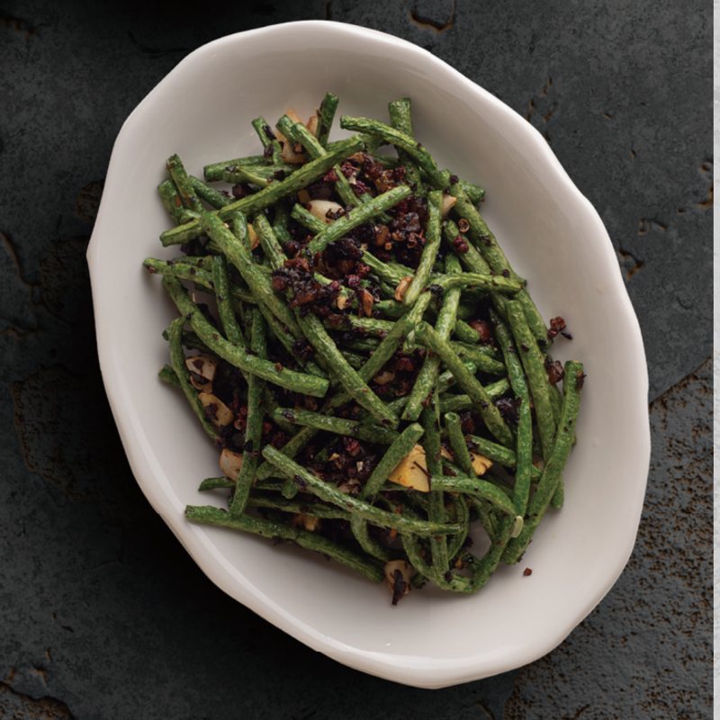 String Beans with Ground Pork — Sichuan Alley Bistro
