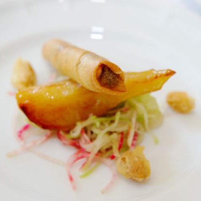 Fried Vegetarian Spring Rolls (5 Pieces) (Vegan) — Sichuan Alley Bistro